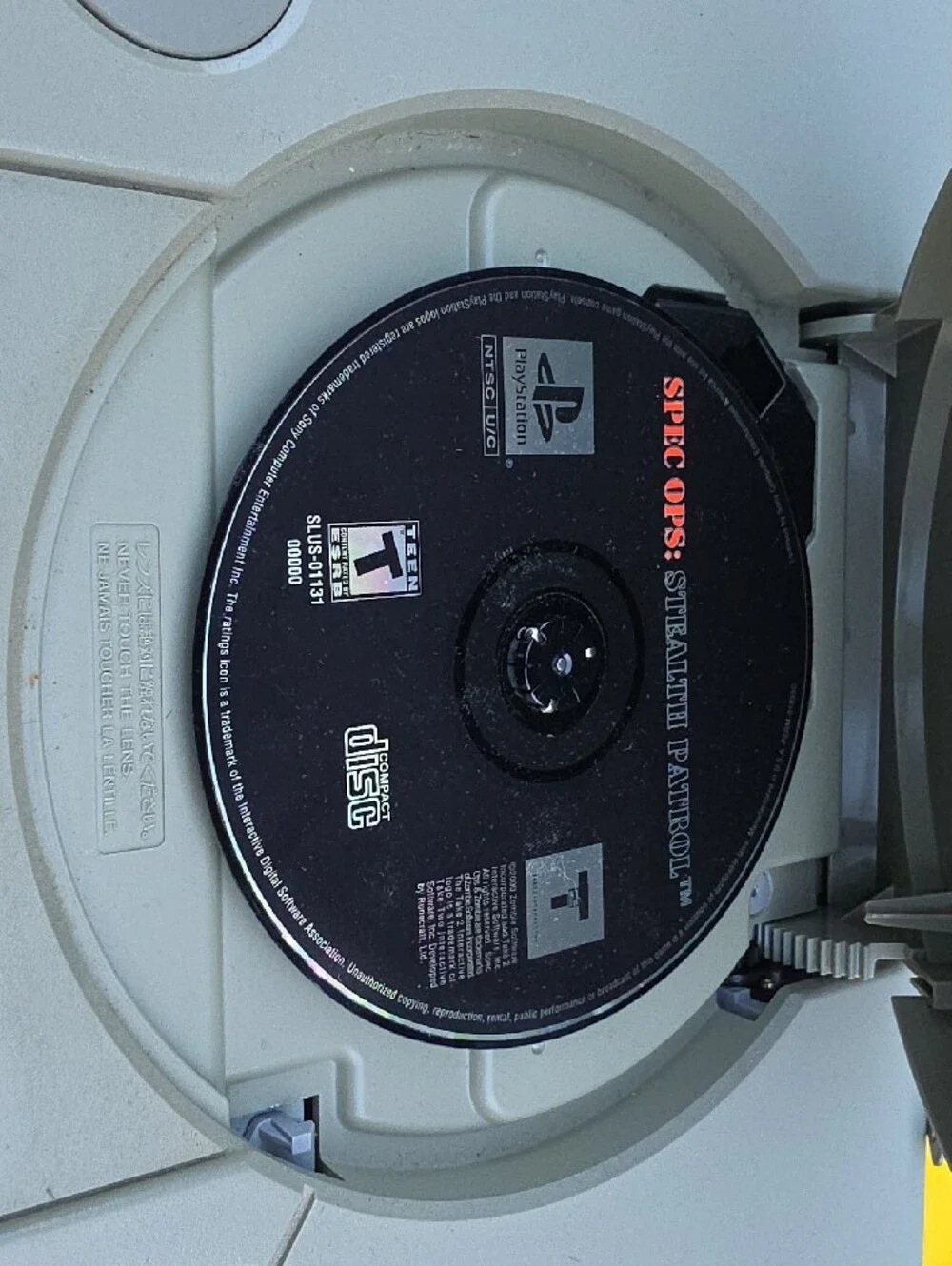 Sony PlayStation Classic Console in Light Gray with Multicolor Logo